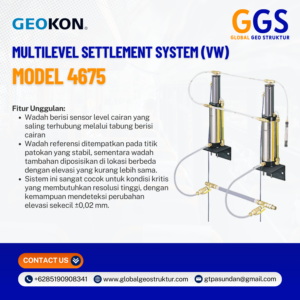 GEOKON Multilevel Settlement System (VW) Model 4675