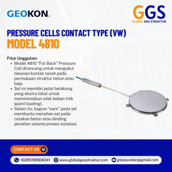 GEOKON Pressure Cells Contact Type (VW) Model 4810