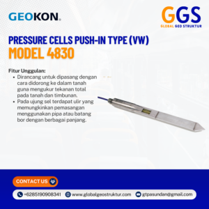 GEOKON Pressure Cells Push-in Type (VW) Model 4830