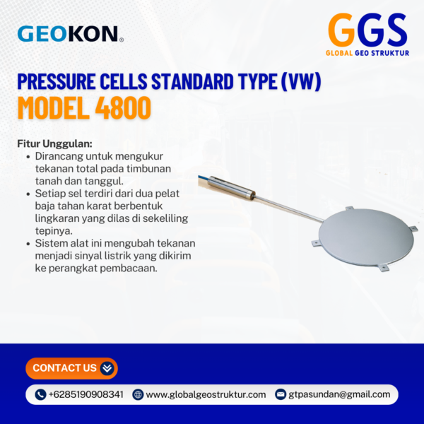 GEOKON Pressure Cells Standard Type (VW) Model 4800