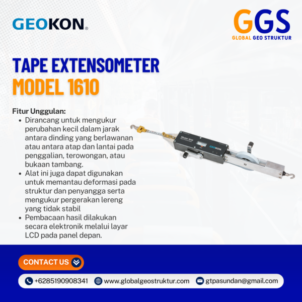 Geokon Tape Extensometer 1610