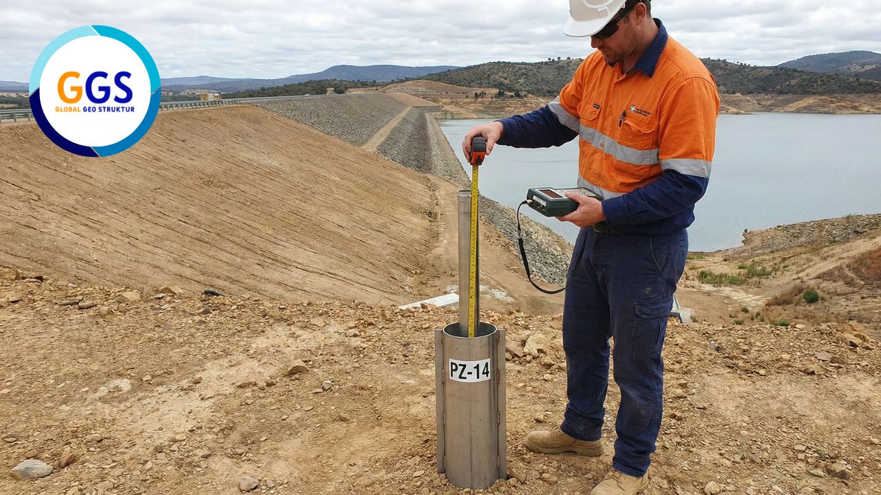 Cara Kerja Piezometer Dalam Mengukur Tanah Bendungan