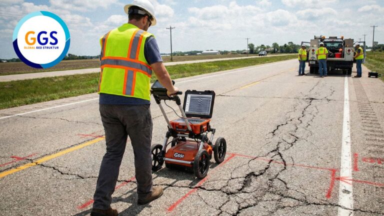 Uji Keretakan Jalan Menggunakan Georadar (GPR)